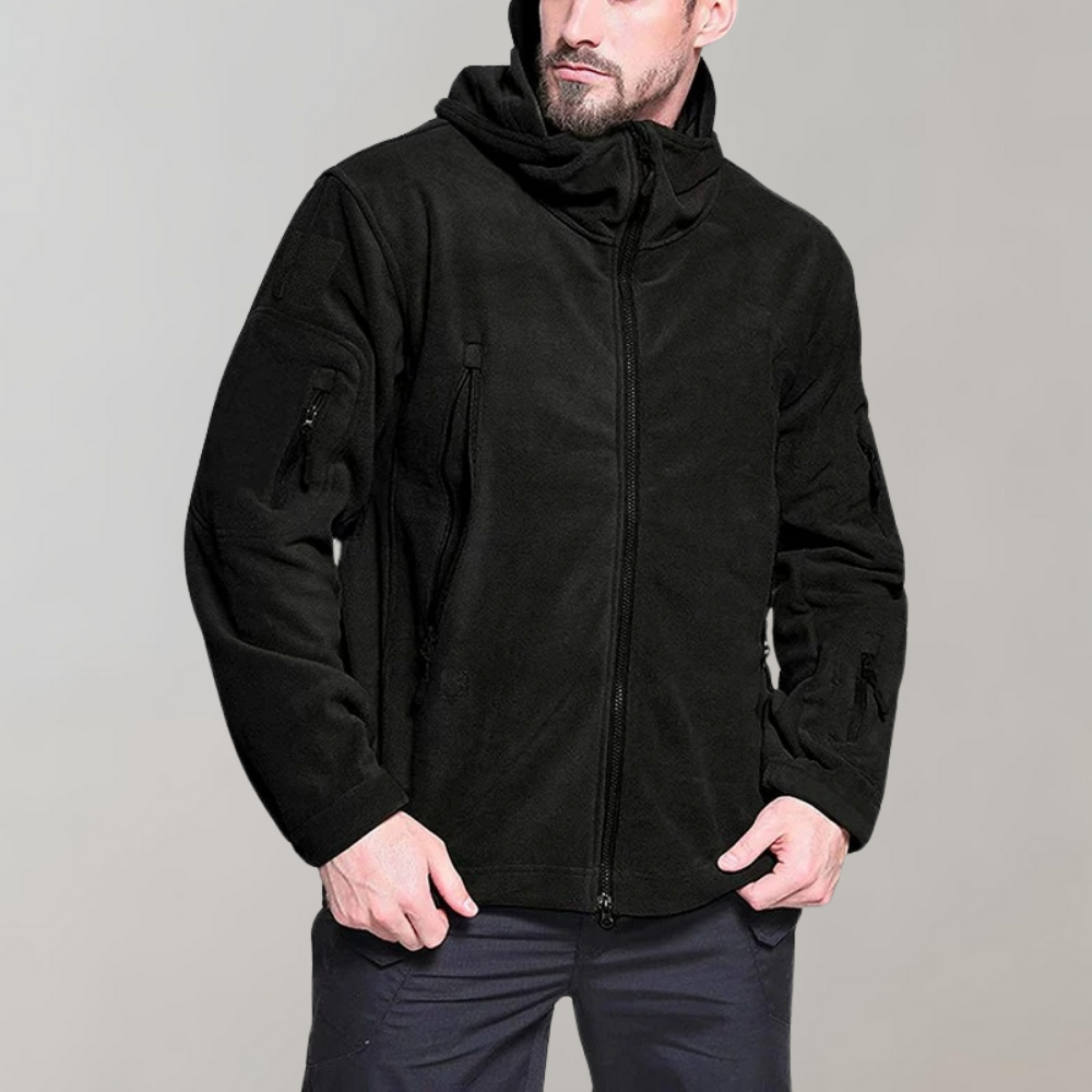 Mikael - Comfortable hooded jacket