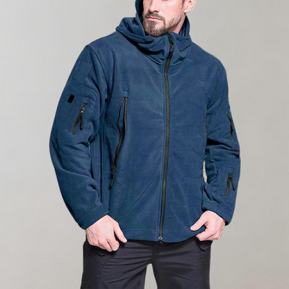 Mikael - Comfortable hooded jacket