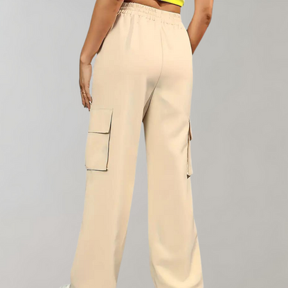 Marjo - Straight cut cargo pants for women