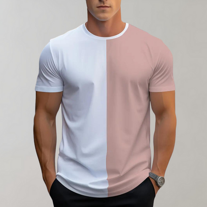 Lex - Casual color block t-shirt for men