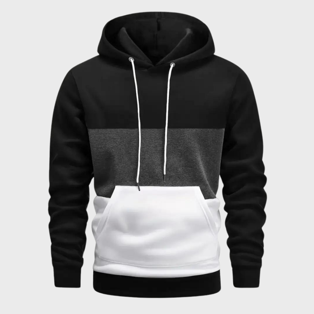 Moos - Colorblock hoodie for men