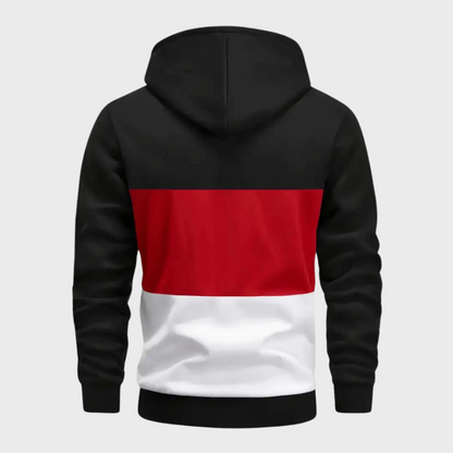 Moos - Colorblock hoodie for men