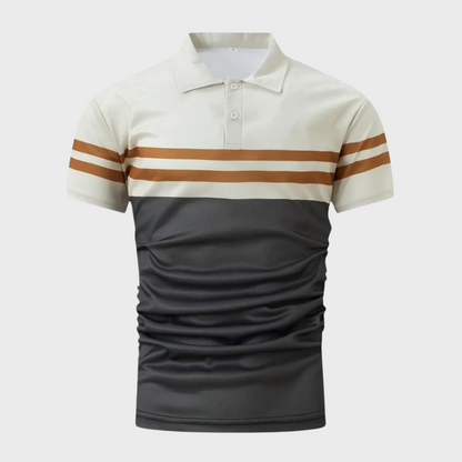 Pepijn - Casual striped polo shirt for men