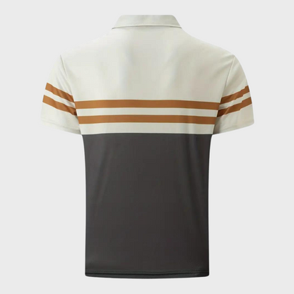 Pepijn - Casual striped polo shirt for men