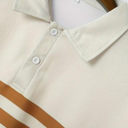 Pepijn - Casual striped polo shirt for men