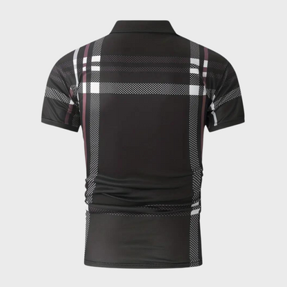 Ruben - Stylish checked men's polo shirt