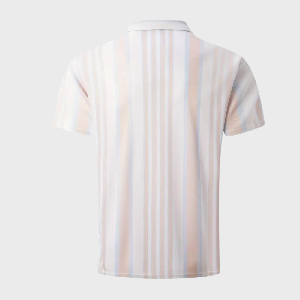 Sef - Casual striped men's polo shirt