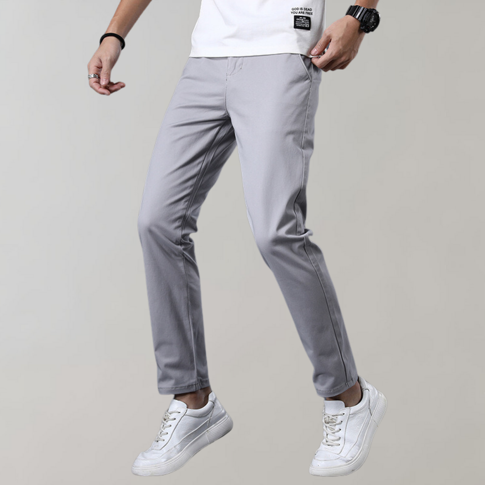 Konrad - Slimme casual chino broek