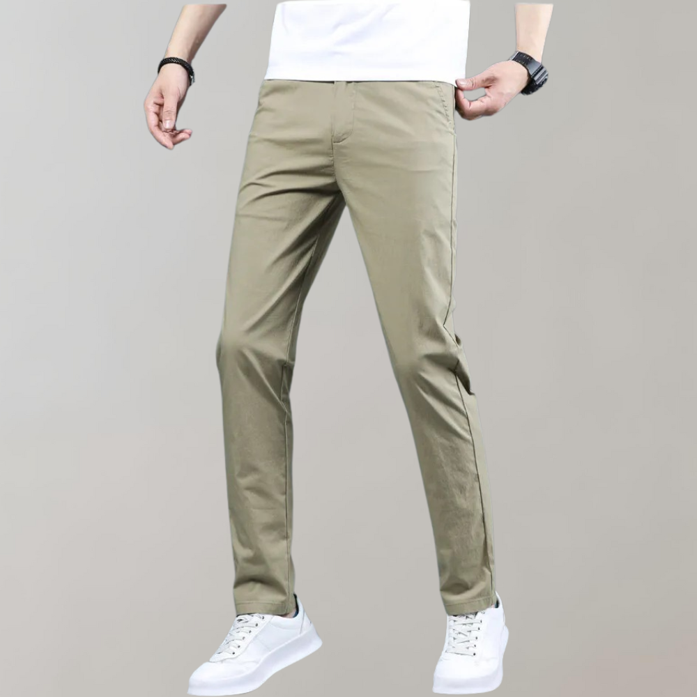 Villum - Stretch waist chino pants