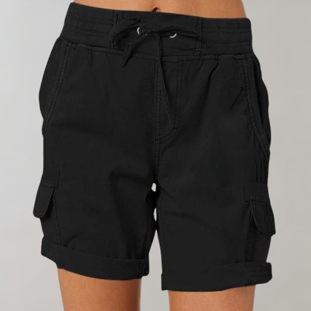 Dorthea - Women's high waisted shorts