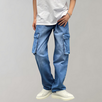 Hjalte - Cargo pants with multiple pockets