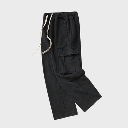 Tjalfe - Corduroy cargo broek met trekkoord