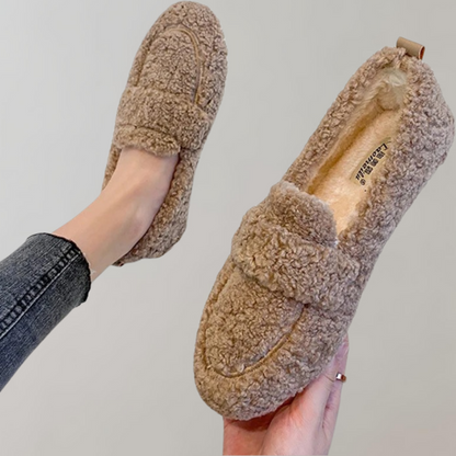 Camilla - Soft plush women's loafers