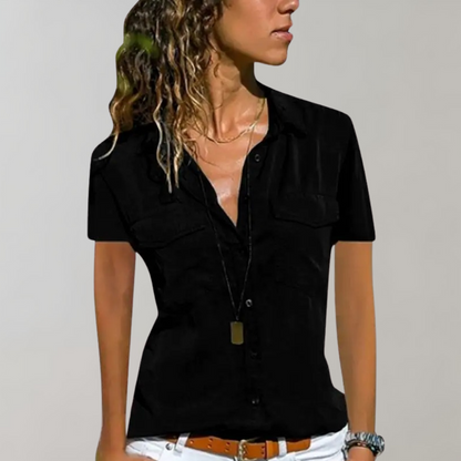 Aurora - Women's short sleeve blouse