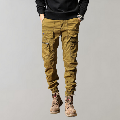 Leif - Men's cargo pants with flap pockets