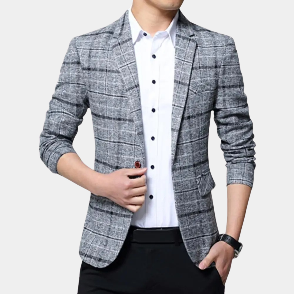 Balder - Casual checked men's blazer