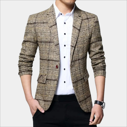 Balder - Casual checked men's blazer