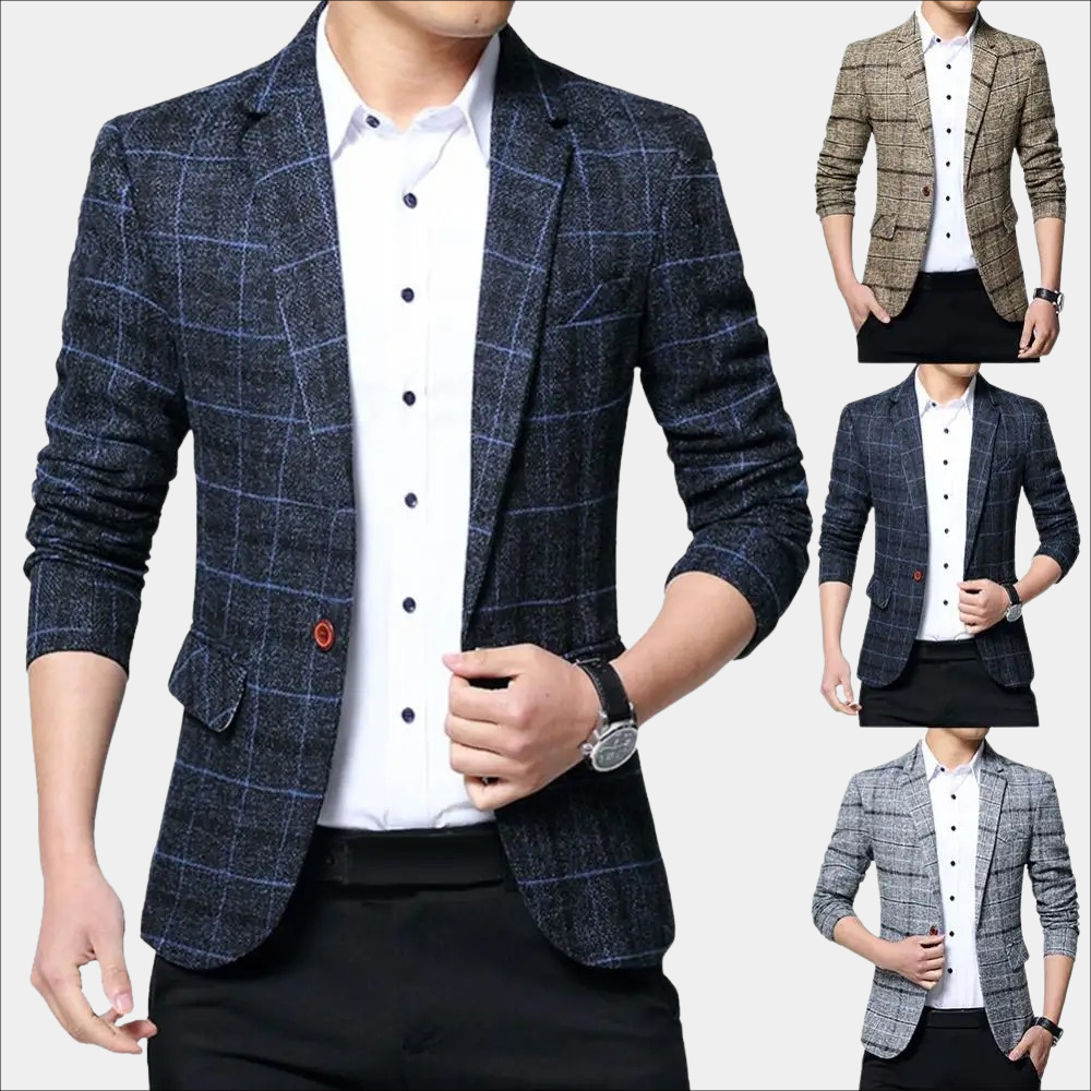 Balder - Casual checked men's blazer