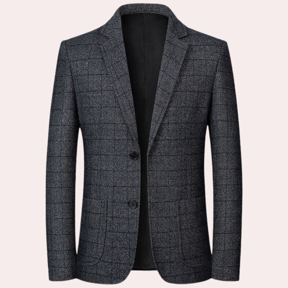 Mimir - Formal retro plaid men's blazer