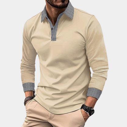 Roald - Casual men's long sleeve shirt