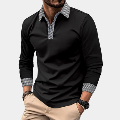 Roald - Casual men's long sleeve shirt