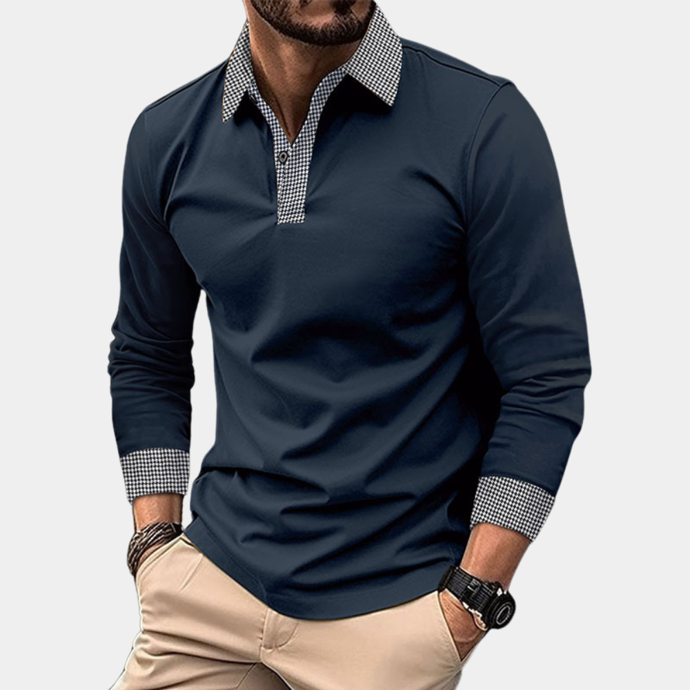 Roald - Casual men's long sleeve shirt