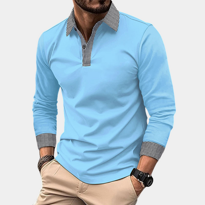 Roald - Casual men's long sleeve shirt