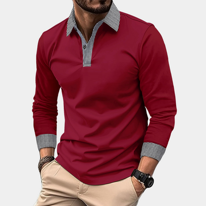 Roald - Casual men's long sleeve shirt