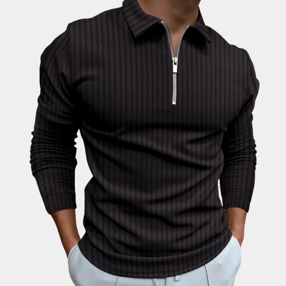 Selby - Men's Long Sleeve Zip Shirt