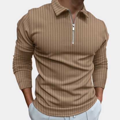 Selby - Men's Long Sleeve Zip Shirt