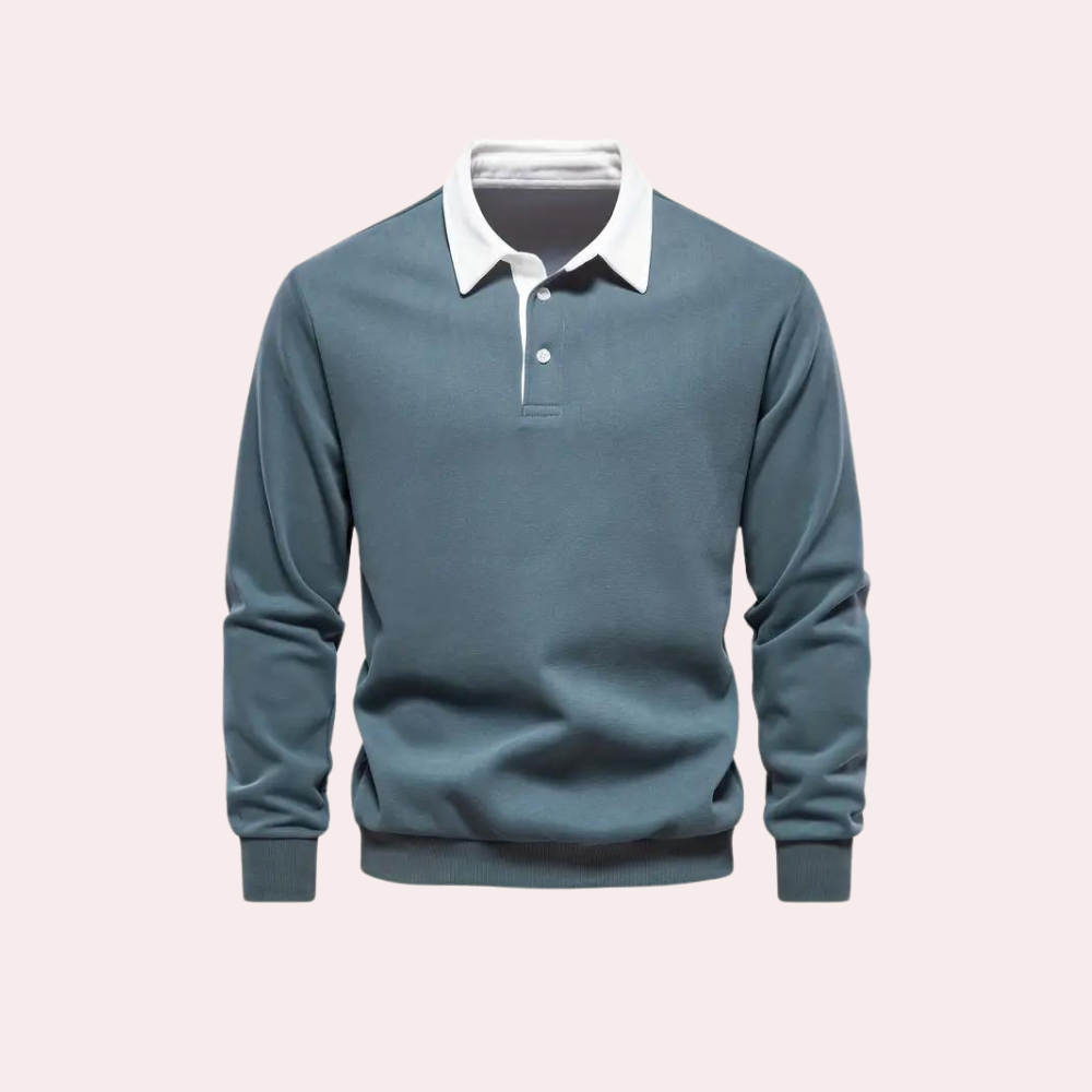 Sverre - Casual men's long sleeve shirt