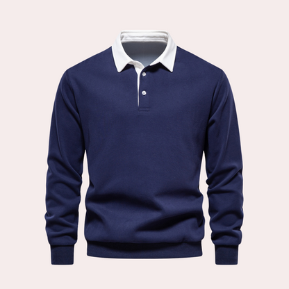 Sverre - Casual men's long sleeve shirt