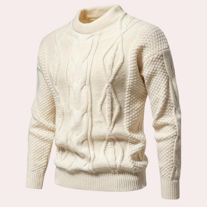 Torkel - Warm knitted men's sweater