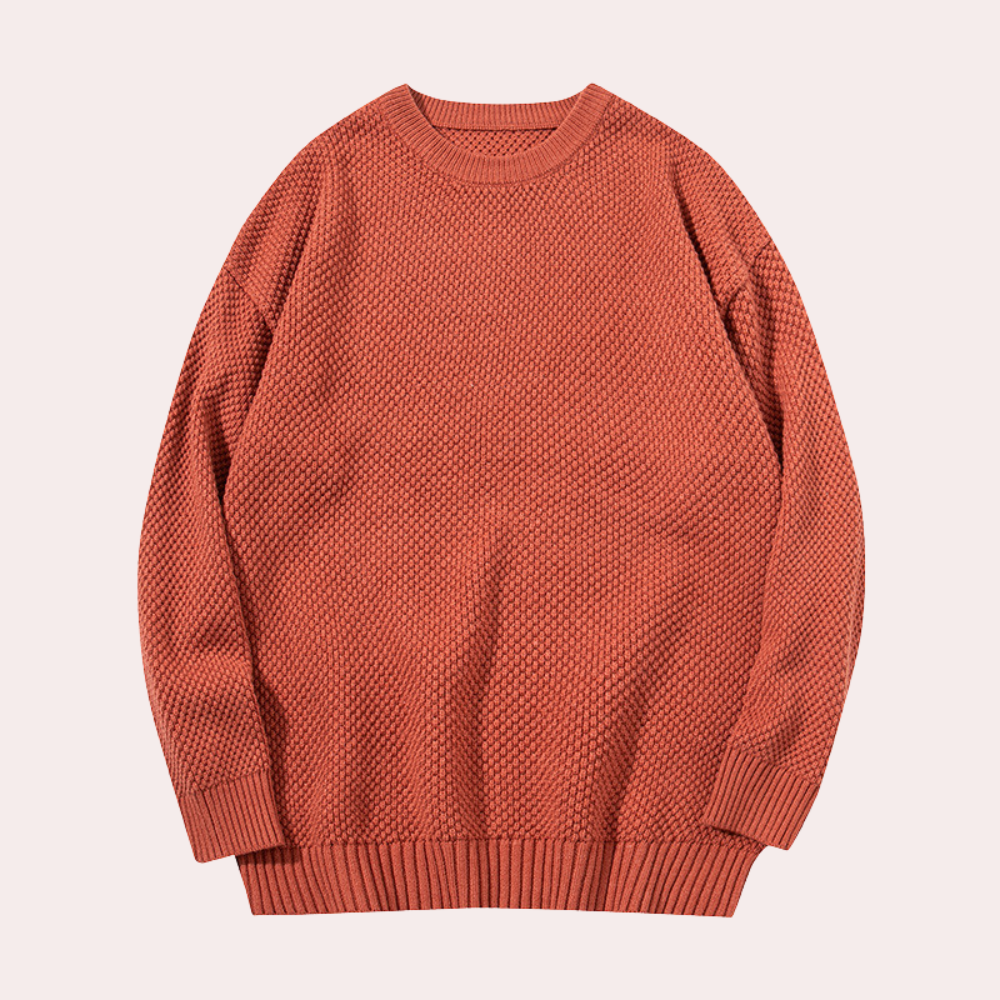 Trond - Casual men's sweater with round neck