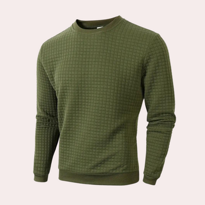 Ames - Casual ademende herensweater