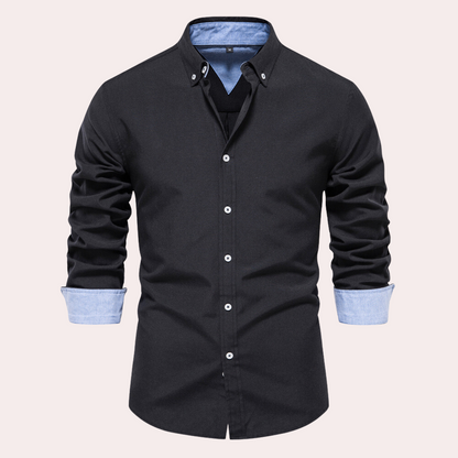 Remy - Casual men's shirt with long sleeves