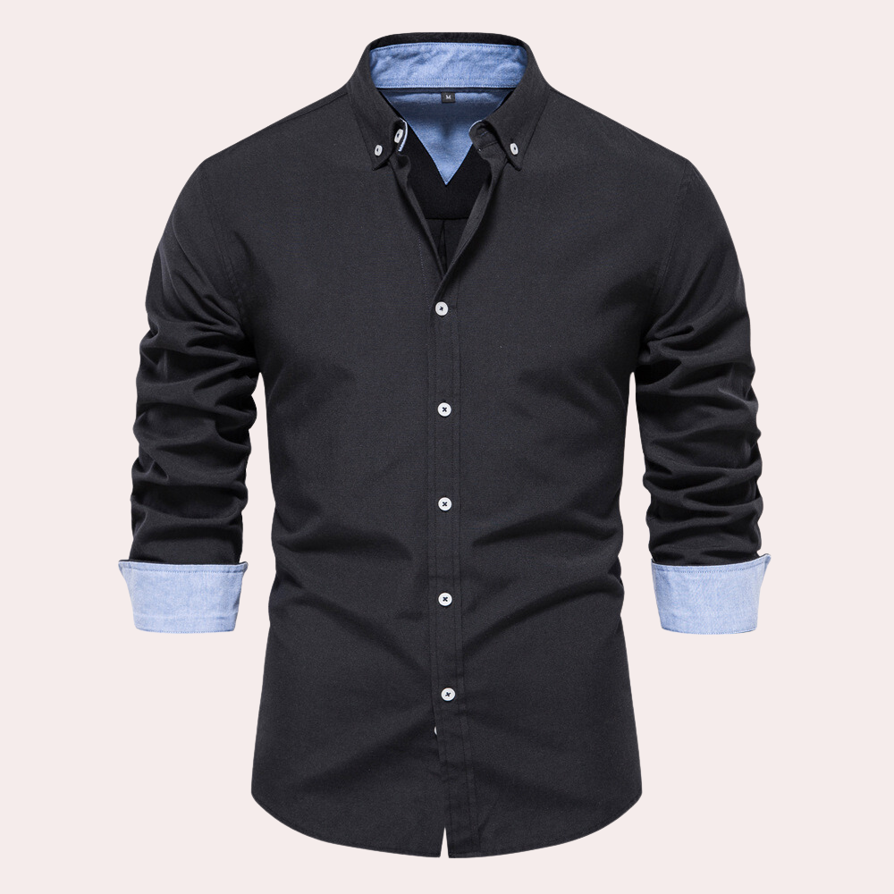 Remy - Casual men's shirt with long sleeves