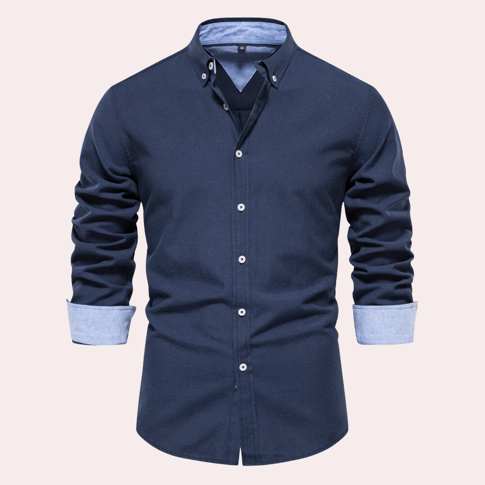 Remy - Casual men's shirt with long sleeves