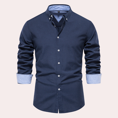 Remy - Casual men's shirt with long sleeves