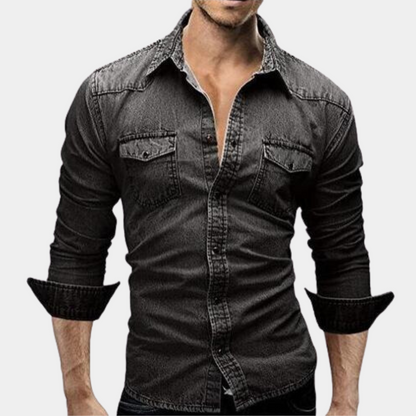 Percy - Stylish men's shirt with long sleeves