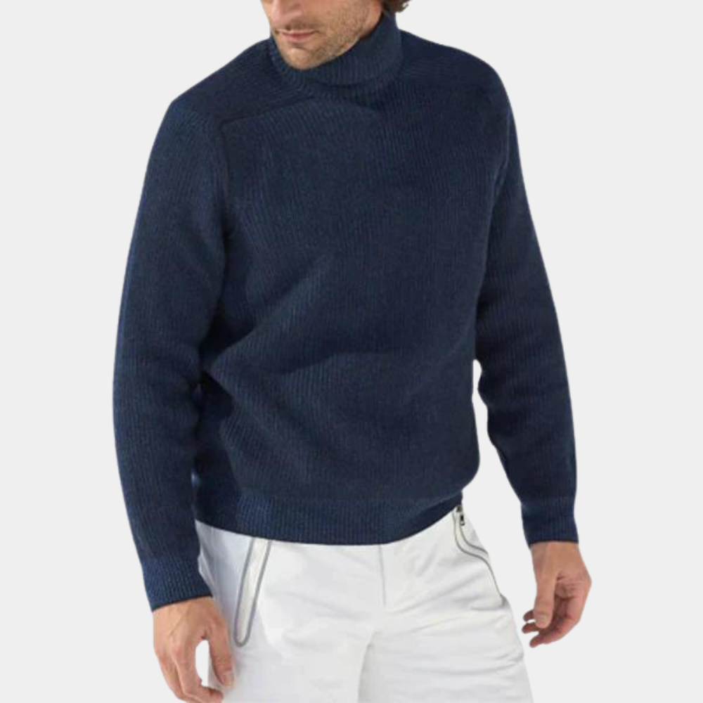 Edward - Soft men's sweater with turtleneck