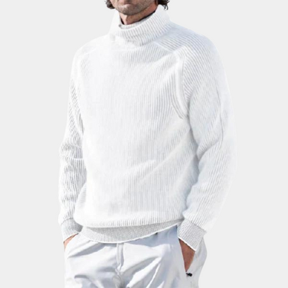 Edward - Soft men's sweater with turtleneck