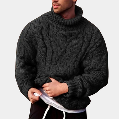 Jenson - Warm knitted men's sweater