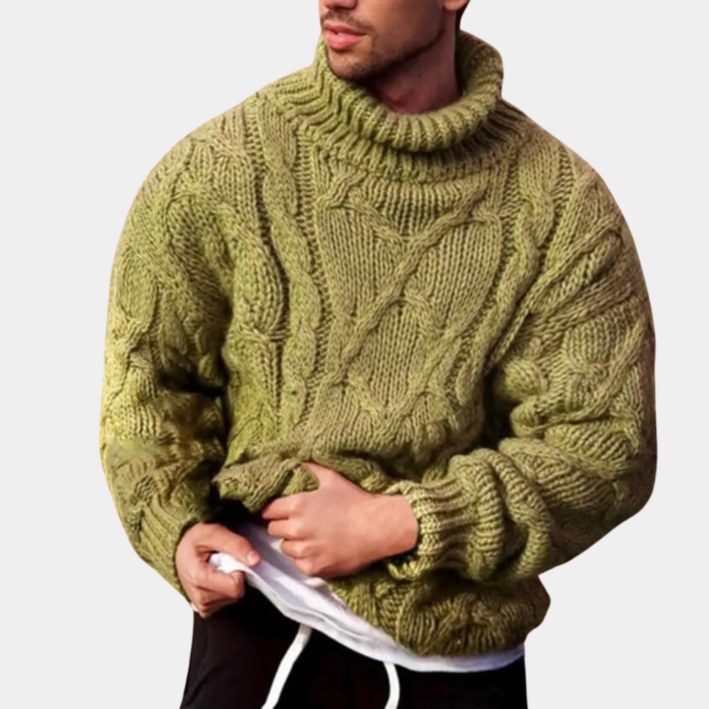 Jenson - Warm knitted men's sweater