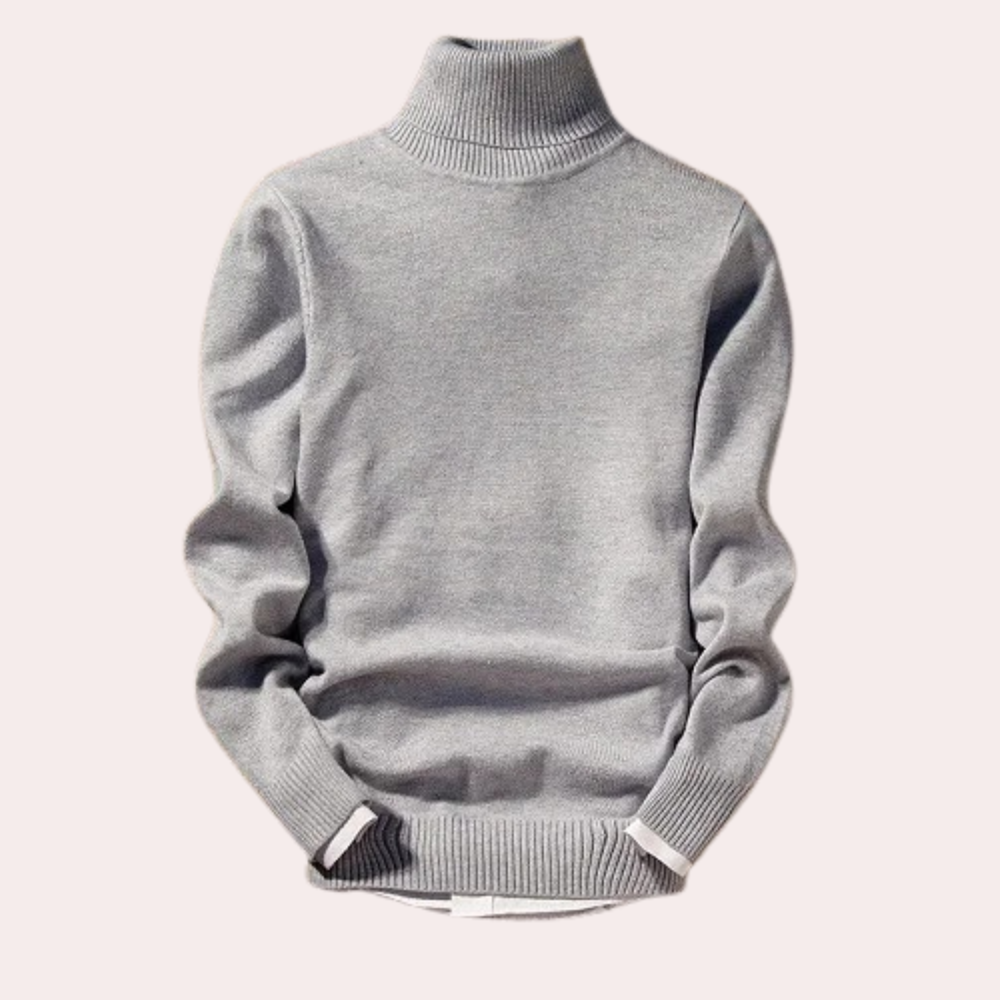 Zeke - Classic Turtleneck Sweater for Men