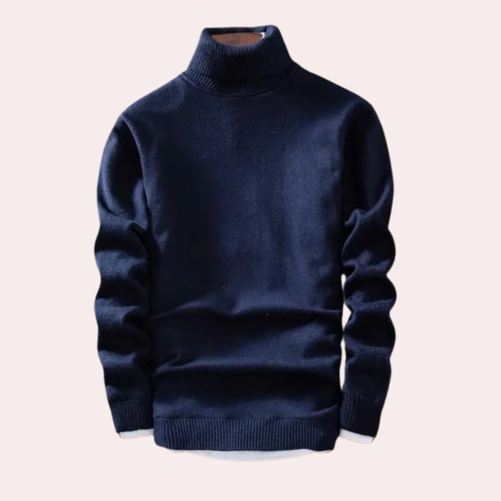 Zeke - Classic Turtleneck Sweater for Men