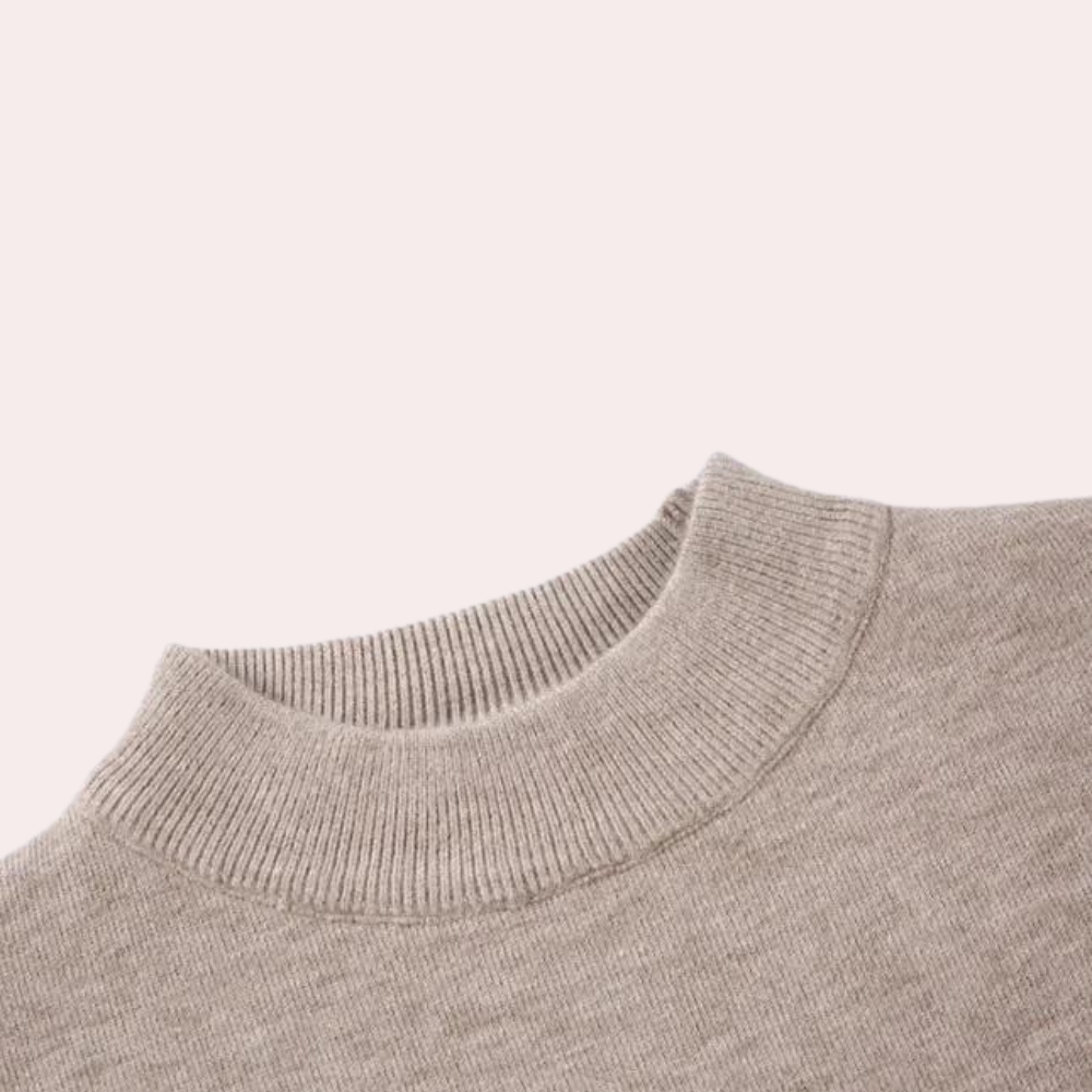 Beau - Casual turtleneck sweater for men