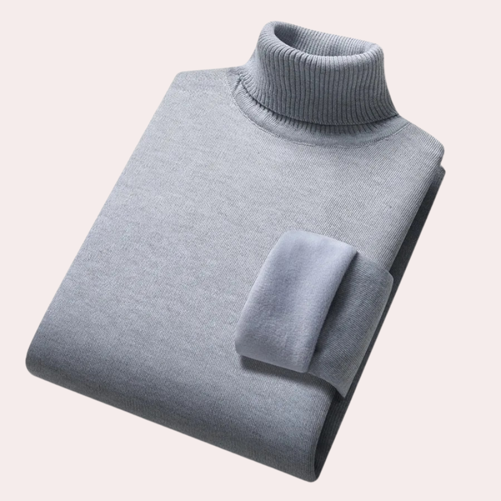 Beau - Casual turtleneck sweater for men