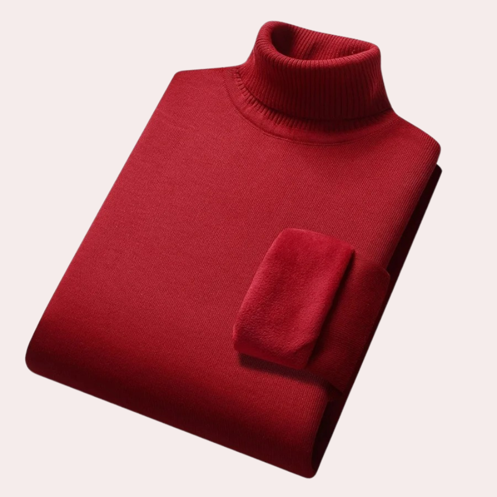 Beau - Casual turtleneck sweater for men