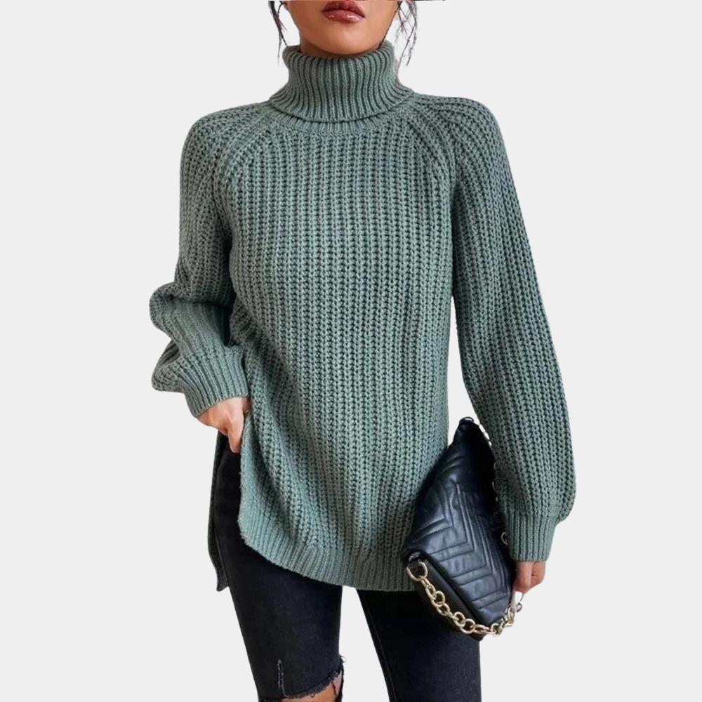 Madeleine - Soft turtleneck sweater for women